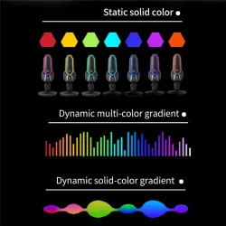 RGB-Gaming-Kondensatormikrofon – Niere – mit Ständer – USB