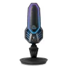 RGB-Gaming-Kondensatormikrofon – Niere – mit Ständer – USB