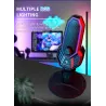 RGB-Gaming-Kondensatormikrofon – Niere – mit Ständer – USB