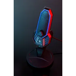 RGB-Gaming-Kondensatormikrofon – Niere – mit Ständer – USB
