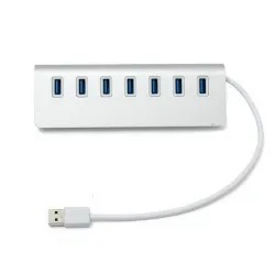 Splitter aus Aluminium - USB 3.0 - USB mit 7 Anschlüssen - HUB