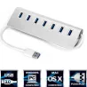 Splitter aus Aluminium - USB 3.0 - USB mit 7 Anschlüssen - HUB