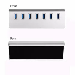 Splitter aus Aluminium - USB 3.0 - USB mit 7 Anschlüssen - HUB
