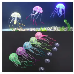 Silicone jellyfish - aquarium decorationDecorations