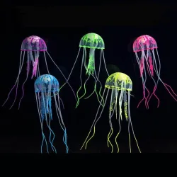 Silicone jellyfish - aquarium decorationDecorations