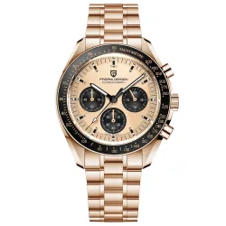 PAGANI DESIGN - Quarzuhr aus Edelstahl - wasserdicht - gold