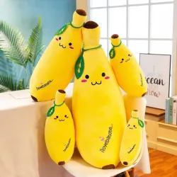 Plüschbanane - weiches Kissen - Spielzeug