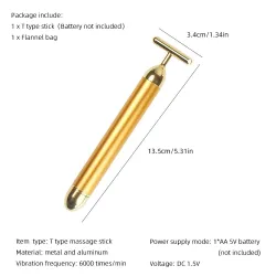 Energiespendendes Schönheitsmassagegerät - Anti-Falten / Schlankheitskur / Straffung - Gesicht / Körper