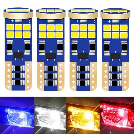T10 W5W WY5W - CREE CHIP LED - Autobirne - 4 Stück
