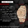 BENYAR - elegant Quartz watch - chronograph - waterproof - stainless steel - blueWatches