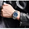 BENYAR - elegant Quartz watch - chronograph - waterproof - stainless steel - blueWatches