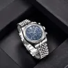 BENYAR - elegant Quartz watch - chronograph - waterproof - stainless steel - blueWatches