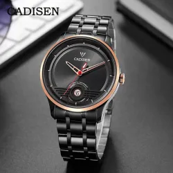 CADISEN - mechanical automatic watch - waterproof - stainless steel - blackWatches