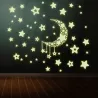 Luminous stars / moon - decorative wall / ceiling stickersWall stickers