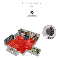 V380 - Mini-WLAN-IP-Kamera - Babyphone - Nachtsicht - Bewegungserkennung - HD 1080P