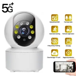 Drahtlose Kamera - Babyphone - Automatisches Tracking - Zwei-Wege-Audio - 5G IP - WiFi - 720P