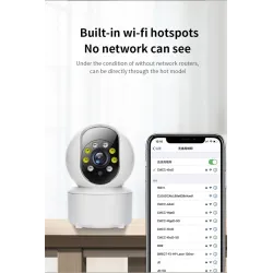 Drahtlose Kamera - Babyphone - Automatisches Tracking - Zwei-Wege-Audio - 5G IP - WiFi - 720P