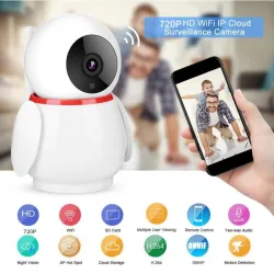 Drahtlose CCTV-IP-Kamera – Babyphone – Auto-Tracking – Nachtsicht – 720P – WiFi