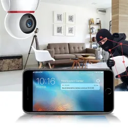 Drahtlose CCTV-IP-Kamera – Babyphone – Auto-Tracking – Nachtsicht – 720P – WiFi