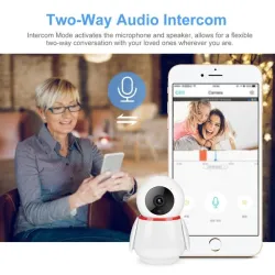 Drahtlose CCTV-IP-Kamera – Babyphone – Auto-Tracking – Nachtsicht – 720P – WiFi