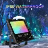 60W - Bluetooth - RGB - LED-Flutlicht - Außenreflektor mit Musik
