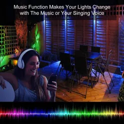 60W - Bluetooth - RGB - LED-Flutlicht - Außenreflektor mit Musik