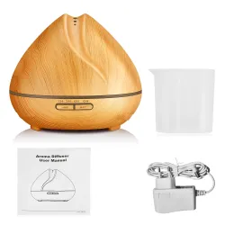 Ultrasonic air humidifier - essential oils diffuser - LED - 500mlHumidifiers
