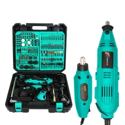 Elektrische Mini-Bohrmaschine mit Bohrern - variable Geschwindigkeit - Set