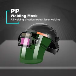 Automatisch verdunkelnder Solar-Schweißhelm - verstellbar - Flip-Maske