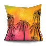 Dekorativer Kissenbezug - Blätter - Ananas - Palmen - 45 cm * 45 cm