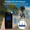WiFi-Überwachungskamera - Zwei-Wege-Audio - 1080P - 4 MP - PTZ Wifi - IP - schwarzer Roboter