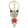 Crystal cat keychainKeyrings