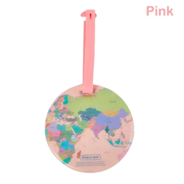 World map - ID / address holder - luggage tag - travel accessoriesOutdoor & Camping