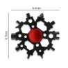 23-in-1-Multifunktionswerkzeug – Fidget Spinner – Flaschenöffner – Schraubenschlüssel – Edelstahl-Schneeflocke