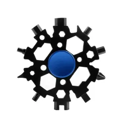 23-in-1-Multifunktionswerkzeug – Fidget Spinner – Flaschenöffner – Schraubenschlüssel – Edelstahl-Schneeflocke