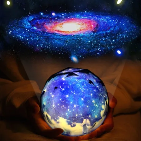 LED Lichter Projektor - Nachtlampe - drehbar - Sternenhimmel - Sternbild - Erde - Universum