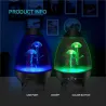 Eiförmige Nachtlampe - RGB - schwimmende Qualle
