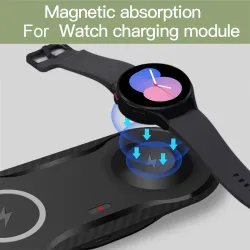 2 in 1 wireless magnetic charger - for Samsung - iPhone - Apple Watch - 20WChargers