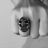 Edelstahlring mit Totenkopfmaul - Flaschenöffner