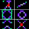 Bühnenlaserlampe - Lichtprojektor - LED - 64 RGBW - 10W
