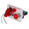 12 V - rote LED - Start des Rennwagenmotors - Druckknopf-Zündschalter - Schalttafelumschalter