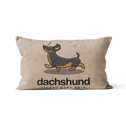 Rechteckiger Kissenbezug - mit Hundemuster - 30 * 50 cm