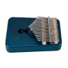 Kalimba-Klavier mit 17 Tasten - hölzernes Musikinstrument mit Stimmhammer
