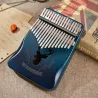 Kalimba-Klavier mit 17 Tasten - hölzernes Musikinstrument mit Stimmhammer