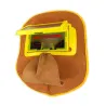 Auto darkening welding helmet - solar - leather maskHelmets