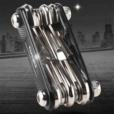 Giyo PT-07 - professionelles Wartungswerkzeug-Set - multifunktionales 11-in-1-Fahrradreparaturwerkzeug
