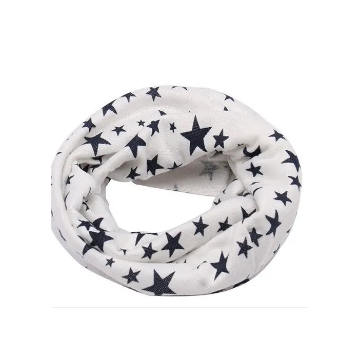 Kids round cotton scarf - stars printedHats & caps