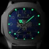 CHENXI - automatic mechanical Quartz watch - waterproof - skeleton design - silver / blueWatches
