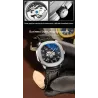 CHENXI - automatic mechanical Quartz watch - waterproof - skeleton design - gold / blackWatches