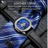 CHENXI - automatic mechanical Quartz watch - waterproof - skeleton design - gold / blackWatches